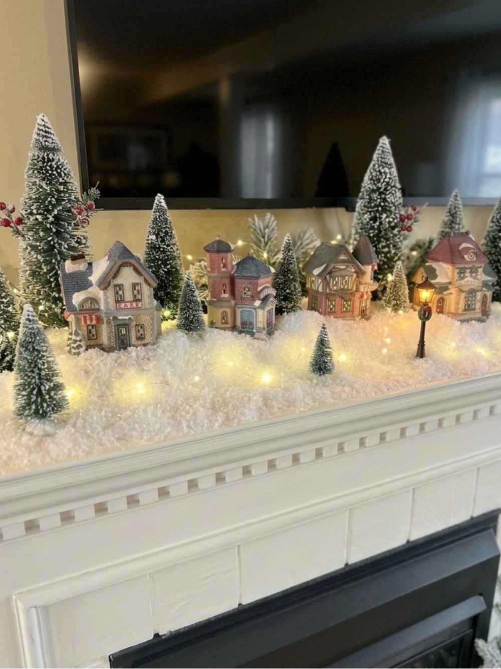Village mini porcelain houses